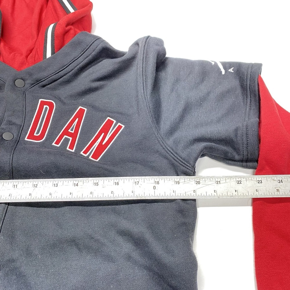 Jordan Boy's Plain Regular Fit Hoodie (955542-023_Black XL 13-15 YRS - Picture 8 of 9